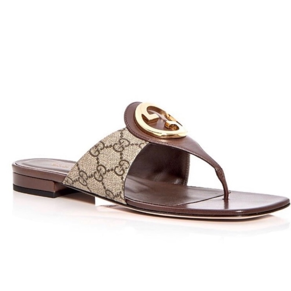 Gucci Size 35.5 Women's Blondie Thong Sandals